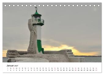 Insel Rügen Impressionen (Tischkalender 2027 DIN A5 quer), CALVENDO Monatskalender
