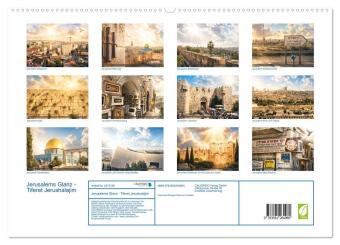 Jerusalems Glanz - Tiferet Jerushalajim (hochwertiger Premium Wandkalender 2027 DIN A2 quer), Kunstdruck in Hochglanz