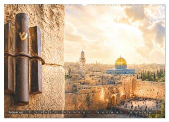 Jerusalems Glanz - Tiferet Jerushalajim (hochwertiger Premium Wandkalender 2027 DIN A2 quer), Kunstdruck in Hochglanz