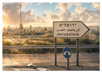 Jerusalems Glanz - Tiferet Jerushalajim (hochwertiger Premium Wandkalender 2027 DIN A2 quer), Kunstdruck in Hochglanz