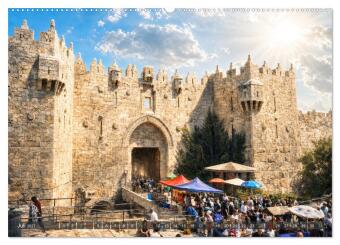 Jerusalems Glanz - Tiferet Jerushalajim (hochwertiger Premium Wandkalender 2027 DIN A2 quer), Kunstdruck in Hochglanz