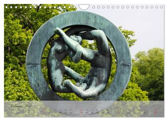 Vigeland (Wandkalender 2027 DIN A4 quer), CALVENDO Monatskalender