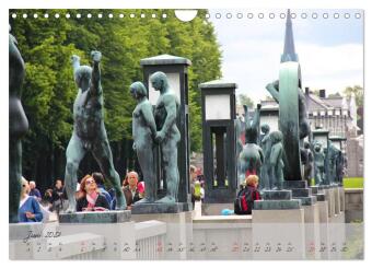 Vigeland (Wandkalender 2027 DIN A4 quer), CALVENDO Monatskalender