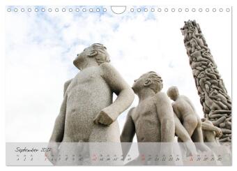 Vigeland (Wandkalender 2027 DIN A4 quer), CALVENDO Monatskalender