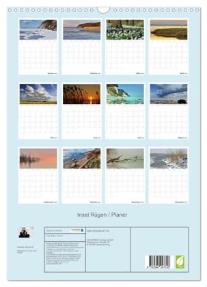 Insel Rügen / Planer (Wandkalender 2027 DIN A3 hoch), CALVENDO Monatskalender