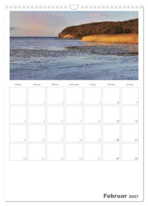 Insel Rügen / Planer (Wandkalender 2027 DIN A3 hoch), CALVENDO Monatskalender