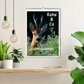 Rehe & Co / Planer (Wandkalender 2027 DIN A3 hoch), CALVENDO Monatskalender