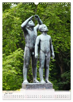 Vigeland (Wandkalender 2027 DIN A3 hoch), CALVENDO Monatskalender
