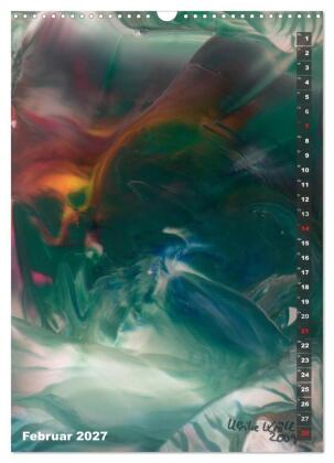 Encaustic-Malerei Kunstkalender 2027 (Wandkalender 2027 DIN A3 hoch), CALVENDO Monatskalender