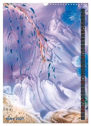 Encaustic-Malerei Kunstkalender 2027 (Wandkalender 2027 DIN A3 hoch), CALVENDO Monatskalender