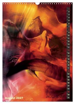 Encaustic-Malerei Kunstkalender 2027 (Wandkalender 2027 DIN A3 hoch), CALVENDO Monatskalender