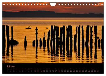 Sonnenuntergang (Wandkalender 2027 DIN A4 quer), CALVENDO Monatskalender
