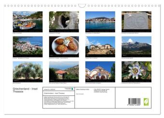 Griechenland - Insel Thassos (Wandkalender 2027 DIN A3 quer), CALVENDO Monatskalender