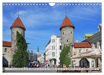 Die Altstadt von Tallinn (Wandkalender 2027 DIN A4 quer), CALVENDO Monatskalender
