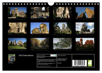 Die Externsteine (Wandkalender 2027 DIN A4 quer), CALVENDO Monatskalender