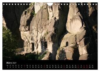 Die Externsteine (Wandkalender 2027 DIN A4 quer), CALVENDO Monatskalender