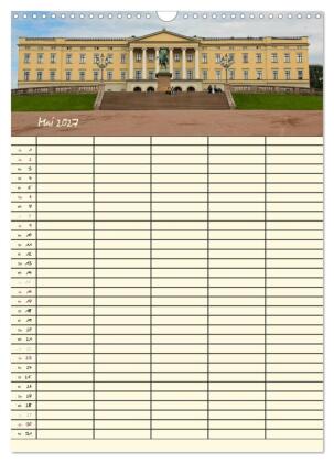 Familienplaner Norwegen (Wandkalender 2027 DIN A3 hoch), CALVENDO Monatskalender