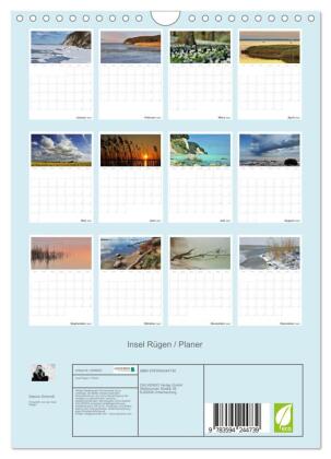 Insel Rügen / Planer (Wandkalender 2027 DIN A4 hoch), CALVENDO Monatskalender