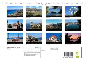 Griechenland - Insel Kreta (Wandkalender 2027 DIN A4 quer), CALVENDO Monatskalender