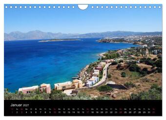 Griechenland - Insel Kreta (Wandkalender 2027 DIN A4 quer), CALVENDO Monatskalender