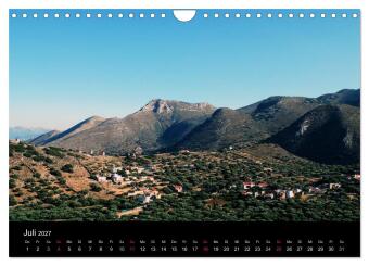 Griechenland - Insel Kreta (Wandkalender 2027 DIN A4 quer), CALVENDO Monatskalender