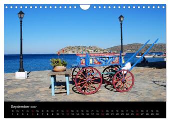 Griechenland - Insel Kreta (Wandkalender 2027 DIN A4 quer), CALVENDO Monatskalender