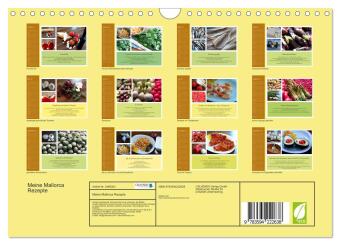 Meine Mallorca Rezepte (Wandkalender 2027 DIN A4 quer), CALVENDO Monatskalender