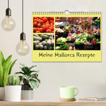 Meine Mallorca Rezepte (Wandkalender 2027 DIN A4 quer), CALVENDO Monatskalender