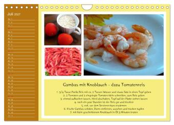 Meine Mallorca Rezepte (Wandkalender 2027 DIN A4 quer), CALVENDO Monatskalender