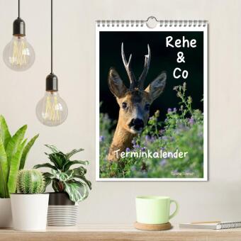 Rehe & Co / Planer (Wandkalender 2027 DIN A4 hoch), CALVENDO Monatskalender