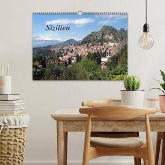 Sizilien (Wandkalender 2027 DIN A3 quer), CALVENDO Monatskalender