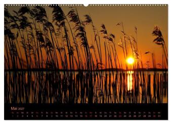 Sonnenuntergang (Wandkalender 2027 DIN A2 quer), CALVENDO Monatskalender