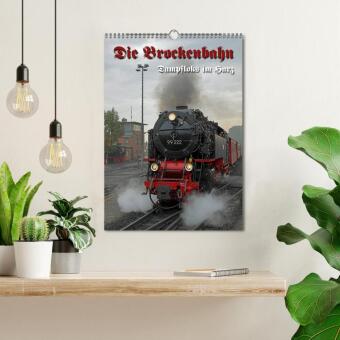 Die Brockenbahn (Wandkalender 2027 DIN A3 hoch), CALVENDO Monatskalender