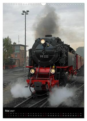 Die Brockenbahn (Wandkalender 2027 DIN A3 hoch), CALVENDO Monatskalender
