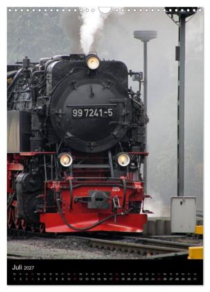Die Brockenbahn (Wandkalender 2027 DIN A3 hoch), CALVENDO Monatskalender