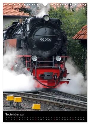 Die Brockenbahn (Wandkalender 2027 DIN A3 hoch), CALVENDO Monatskalender