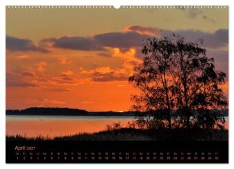 Sonnenuntergang (hochwertiger Premium Wandkalender 2027 DIN A2 quer), Kunstdruck in Hochglanz