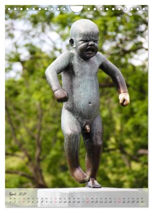 Vigeland (Wandkalender 2027 DIN A4 hoch), CALVENDO Monatskalender
