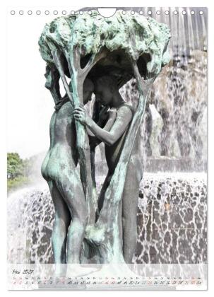 Vigeland (Wandkalender 2027 DIN A4 hoch), CALVENDO Monatskalender