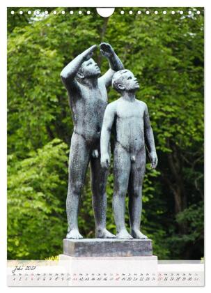 Vigeland (Wandkalender 2027 DIN A4 hoch), CALVENDO Monatskalender