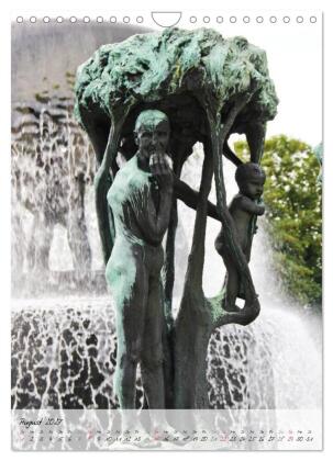 Vigeland (Wandkalender 2027 DIN A4 hoch), CALVENDO Monatskalender