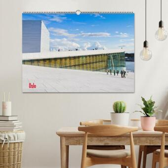 Oslo (Wandkalender 2027 DIN A2 quer), CALVENDO Monatskalender
