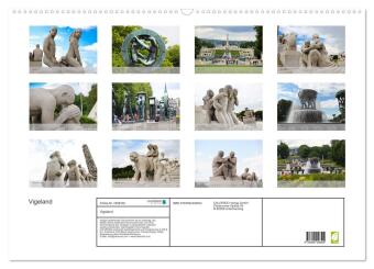 Vigeland (Wandkalender 2027 DIN A2 quer), CALVENDO Monatskalender