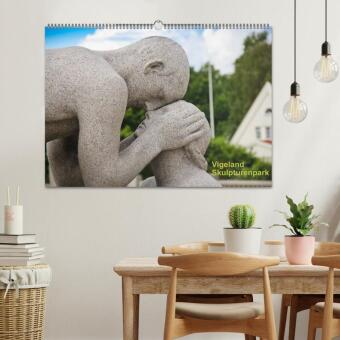 Vigeland (Wandkalender 2027 DIN A2 quer), CALVENDO Monatskalender