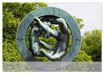 Vigeland (Wandkalender 2027 DIN A2 quer), CALVENDO Monatskalender