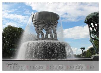 Vigeland (Wandkalender 2027 DIN A2 quer), CALVENDO Monatskalender