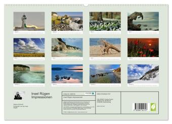 Insel Rügen Impressionen (hochwertiger Premium Wandkalender 2027 DIN A2 quer), Kunstdruck in Hochglanz