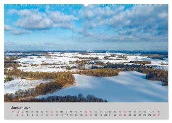 Biosphärenreservat Schaalsee (hochwertiger Premium Wandkalender 2027 DIN A2 quer), Kunstdruck in Hochglanz