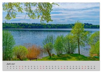 Biosphärenreservat Schaalsee (hochwertiger Premium Wandkalender 2027 DIN A2 quer), Kunstdruck in Hochglanz