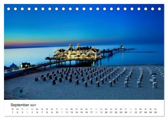 Rügen (Tischkalender 2027 DIN A5 quer), CALVENDO Monatskalender